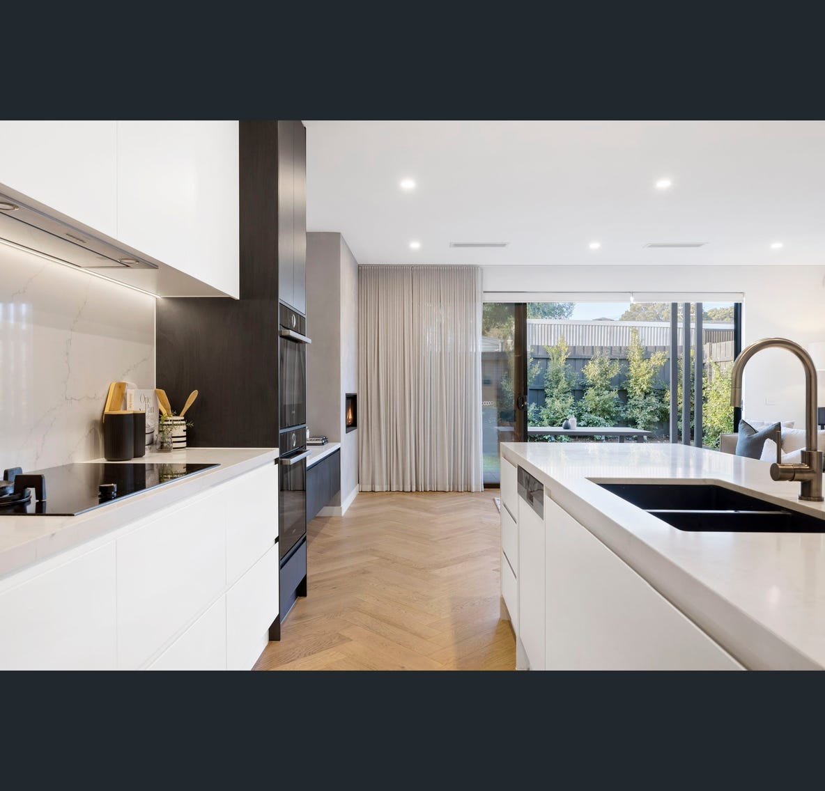 Kitchen — sink & appliance wall